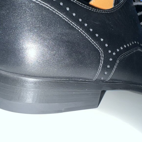 Magnanni Black Leather Wingtip Oxford sz 7 EU 39 Style 25787 main image 16